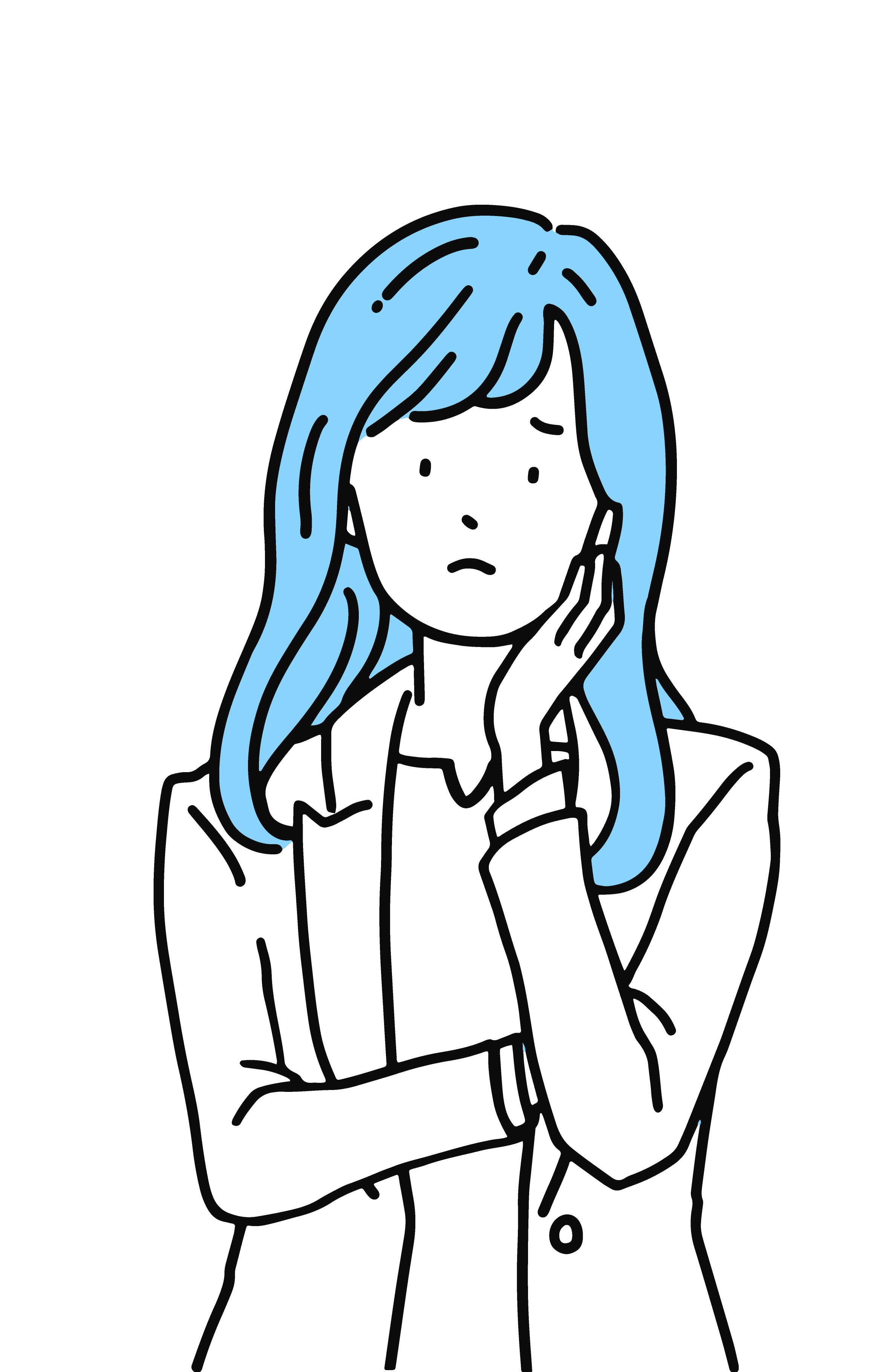 お悩みを抱える女性